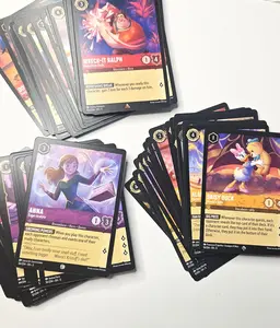 Lorcana Bulk Box: 50plus Cards of Any Set Featuring Wreck-It Ralph Anna & Daisy Duck Collectible Trading Cards