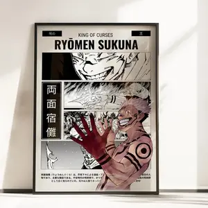 Ryomen Sukuna Awakening Poster Jujutsu Kaisen Manga Art Wall Decor All Sizes