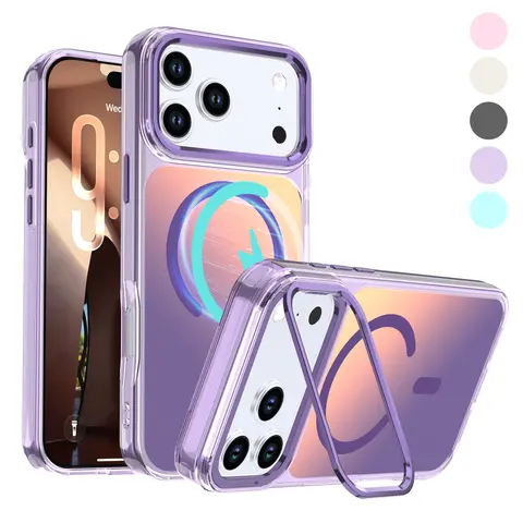 Luxury Soft TPU Slim Translucent Matte Magnetic Wireless Charging Shockproof Phone Case Accessories For iPhone 18 Pro Max/18 Pro 17 16 15 14