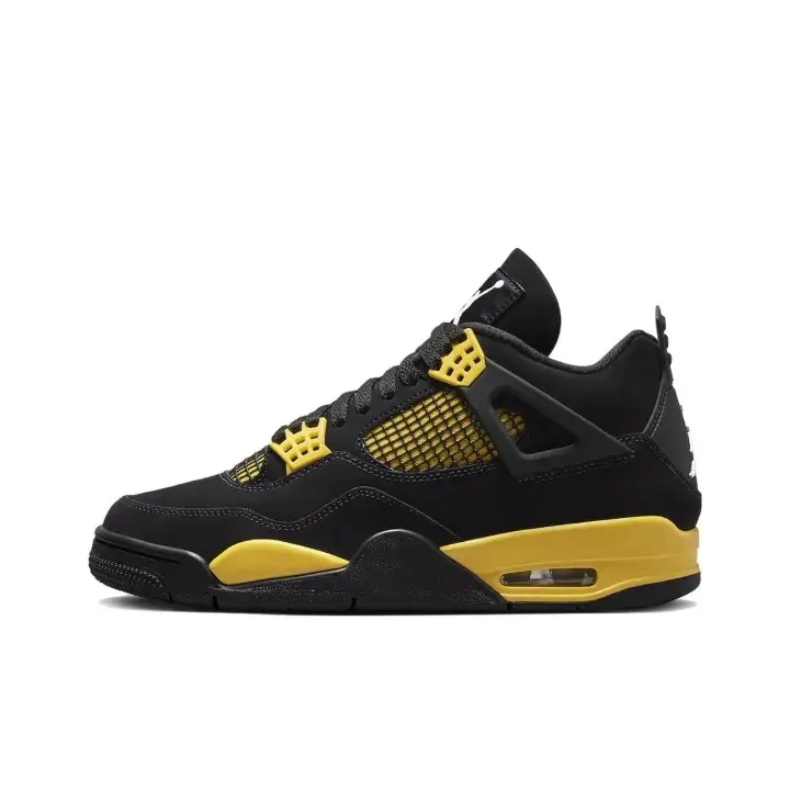 Unisex black yellow suede high top basketball sneakers matte suede upper Shock Absorbing Non-slip All Day Comfort classic dark tone streetwear athletic casual daily walking footwear