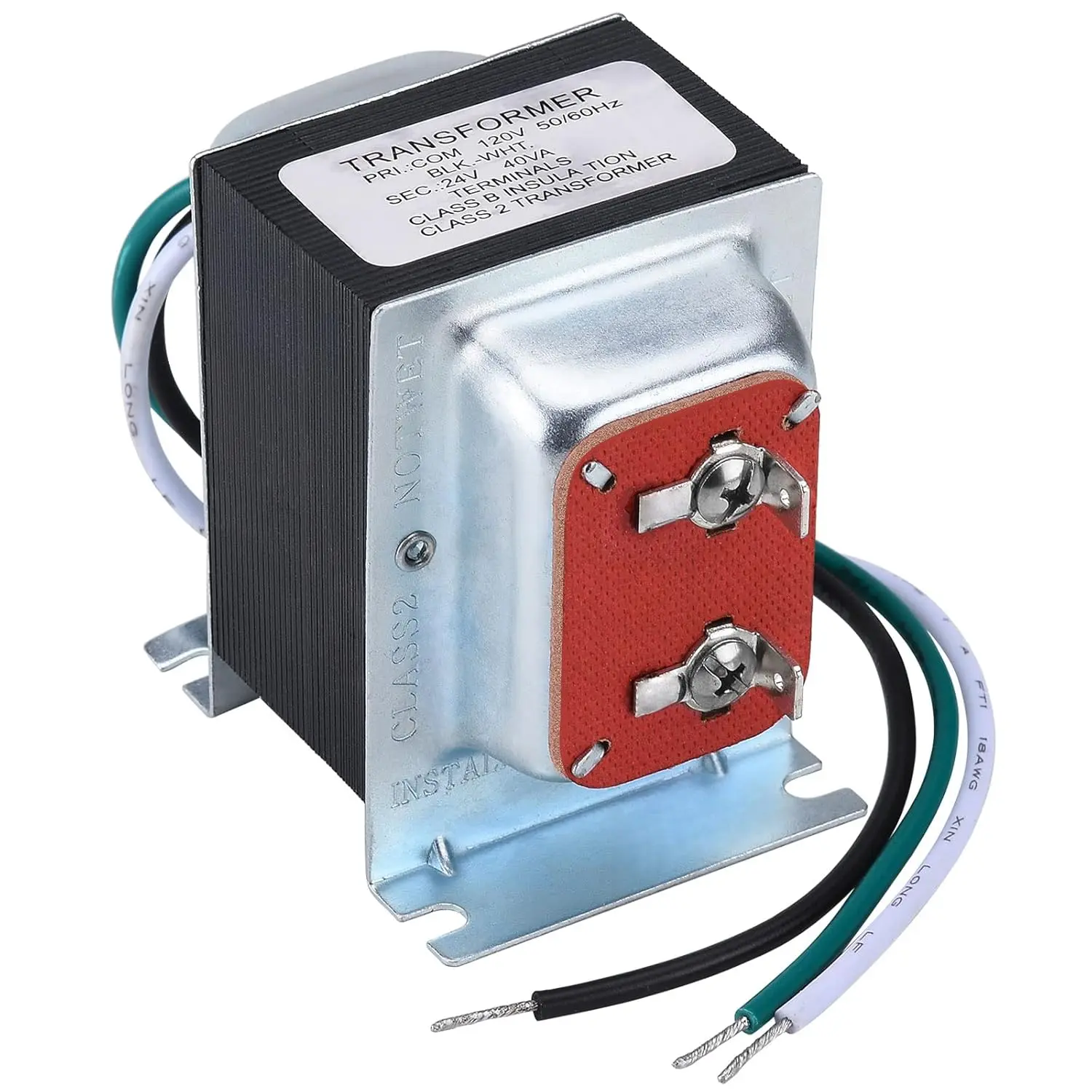 Doorbell Transformer 24V 40VA AC Power  Thermostat Power Adapter Hardwired Door Chime Transformer