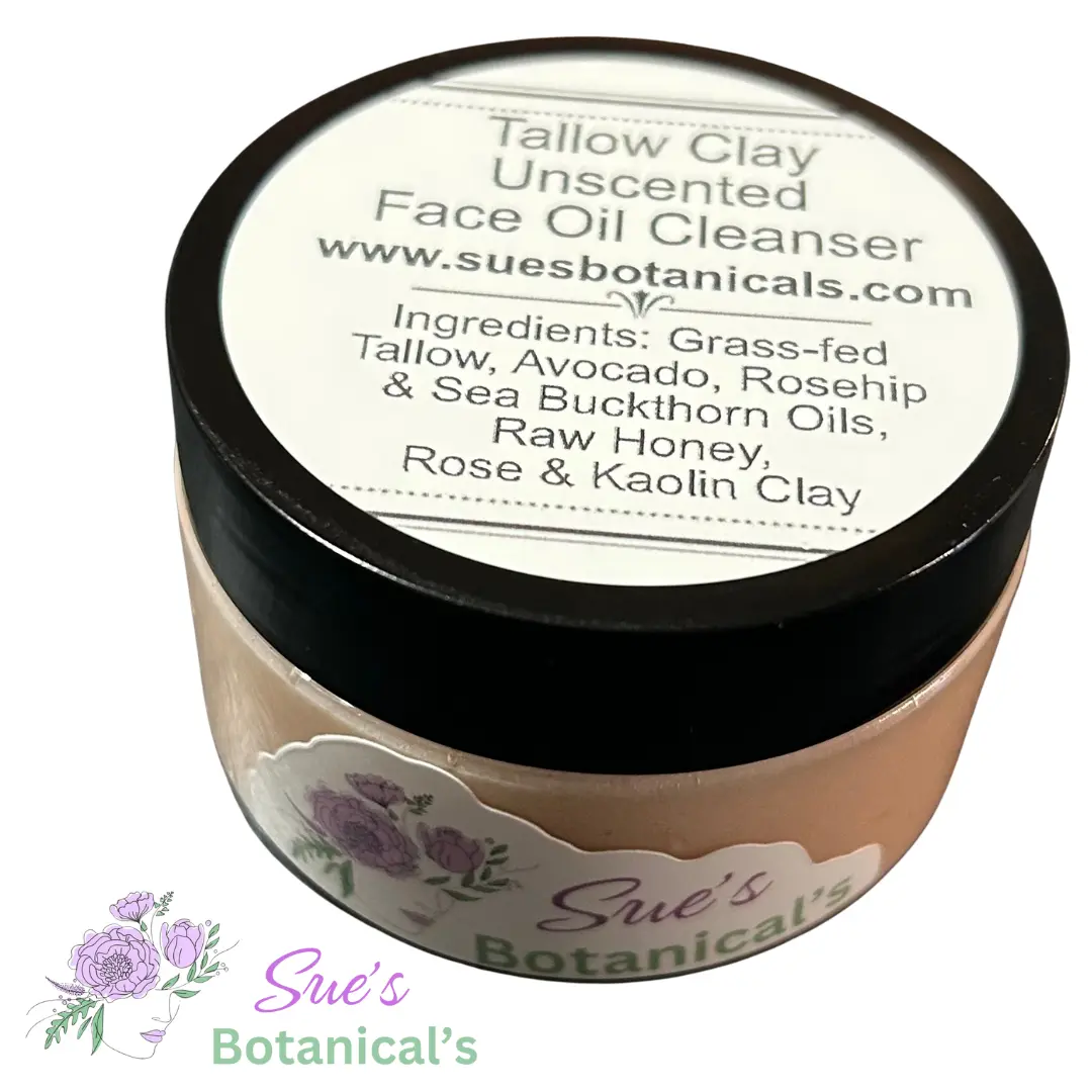 Tallow Clay Unscented Face Oil Cleanser
