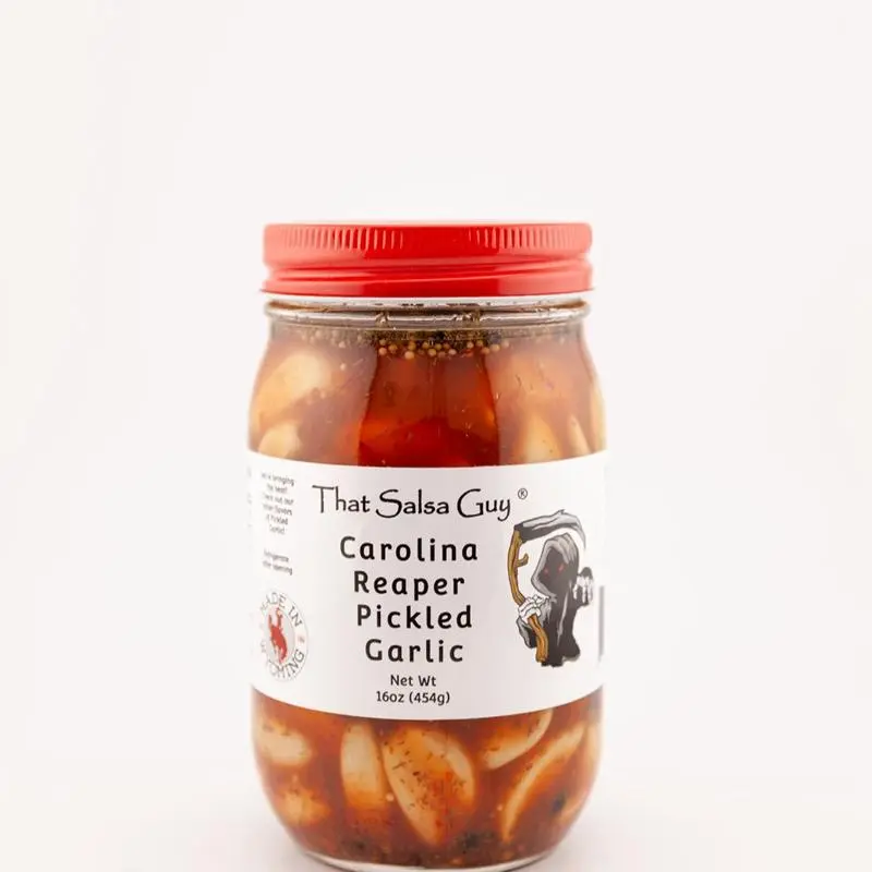 Carolina Reaper Pickled Garlic️ (XXHot)