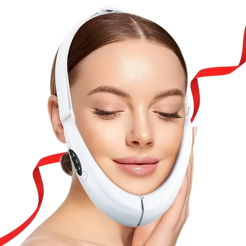 Electric V Line Facial Contouring Massager, Face Lifting Device, Smart Face Beauty Belt, USB Rechargeable, Facial Beauty Machine, Facial Beauty Massagers, Ideal Gift for Mother's Day, Perfect for Moms