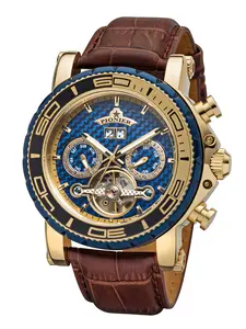 Calendar Automatic Miami by Pionier Germany - GM-506-6 | Gold |