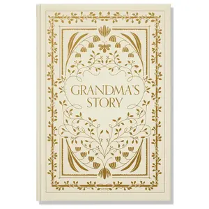 Memory and Keepsake Journal for Family, Grandma's Story Themed Books with Acid-Free Pages and Linen Cover (Grandparents Keepsake Series)