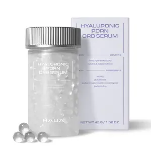 HAUA Hyaluronic PDRN Orb Serum I 30,000 PPM Hyaluronic PDRN | Salmon DNA | Intensive Hydration & Barrier Repair | Plumping, Firming & Brightening | Hypoallergenic Korean Skincare
