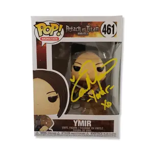 Elizabeth Maxwell signed Ymir Funko POP! Attack on Titan #461 JSA Authenticated autograph