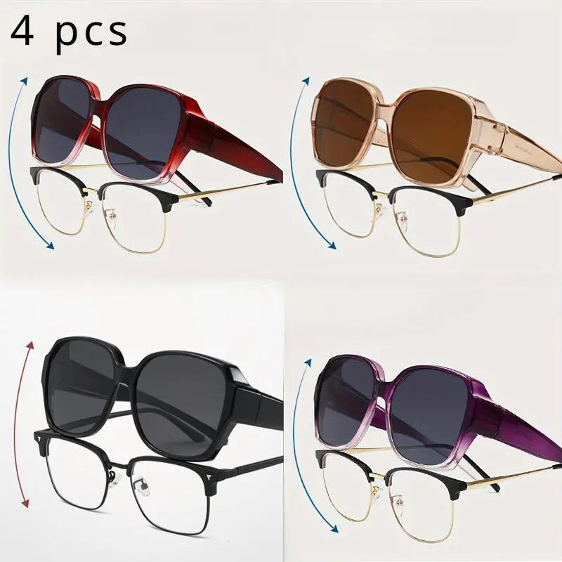4pcs Combination for, Driving, Men's and Women's Summer Outing for Change