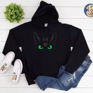 Toothless Unisex Hoodie Sweatshirt and T-shirt, Movie Dragon Merch, How To Train Dragon Shirt, Cartoon Lover Gift, Gift For Her Or Him