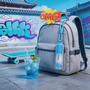 For Twin-Cap Mint Inhaler Essential Oils Late-Night Study, Long Drives, Meetings Discreet & Reusable (Not a Vape)