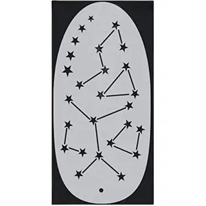 Stencil1FX - Constellations Stars Eye Makeup Stencil for Costumes, Dress Up, Halloween, Cosplay, Arts, Face Painting