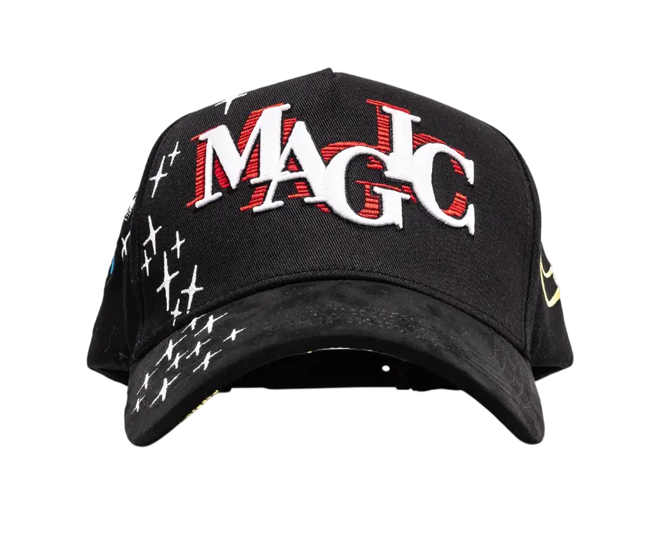 GALLO FINO X MARCA REGISTRADA COLLAB BLACK SNAPBACK HAT ONLY! GFMAGIC BLK