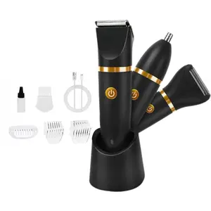 Manscape Body Hair Trimmer for Men, IPX7 Waterproof Pubic & Groin Hair Trimmer- Electric Ball Shaver with LED Light, Ceramic Blade, USB Rechargeable