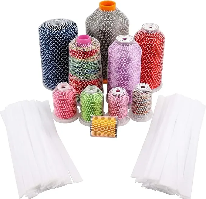 New Brothread 100pcs Handy Thread Spool Nets - Sewing Accessories for Home Sewing and Embroidery, 9.8in(25cm) Long, Seamless Stitching, TikTokShopDealsforYouDays, SummerWins