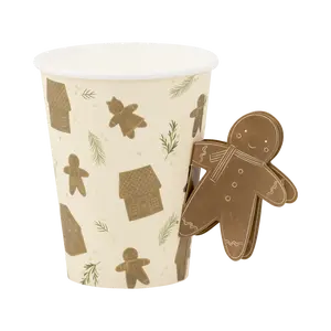 Whimsy Gingerbread Handled Paper Cup