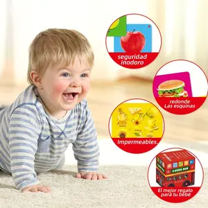 Teenybaby English Car Box Set for Kids, 96 Learning Cards, Fun Educational Toys, Perfect Gift for Holidays