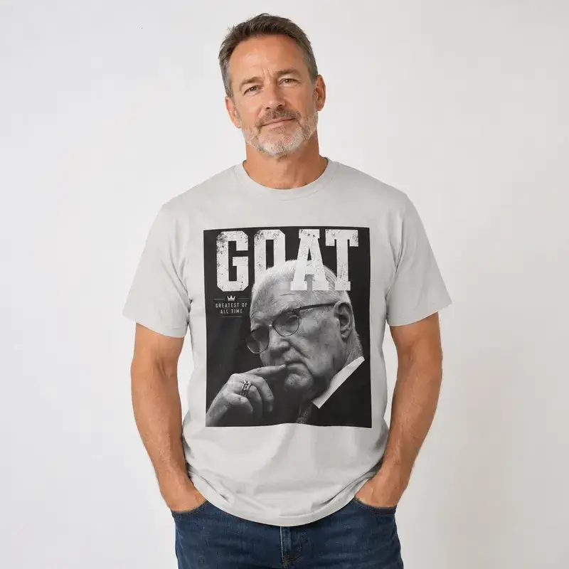 GOAT Kevin Reddington portrait tee