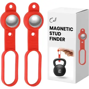 2 Pack  Stud Finder - 27 lbs of Pull Power Stud Ball, Detects Nails, Screws, and Metal, Through 5/8" Drywall,  or 3/4" Plywood Paneling, No  Required, 52300