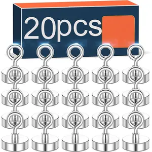 Magnetic Hooks, U Shaped Hook, 20lbs Cruise Magnet Hooks for Classroom, Fridge, Hanging, Cabins, Grill, Kitchen, Garage, Workplace and Office