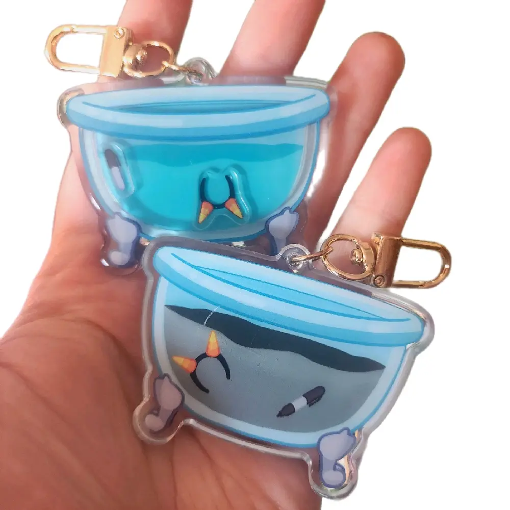 Sharpie Bath Homestuck Shaker Keychain