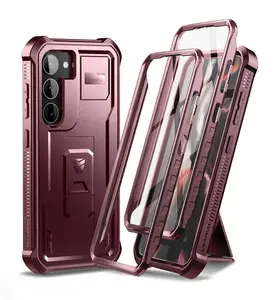 Dexnor Full Body Case for Samsung Galaxy S23 Plus 5G/6.6 inches,[Extra Front Frame] Heavy Duty Military Grade Protection Built-in Screen Protector and Kickstand for Samsung S23 Plus 5G