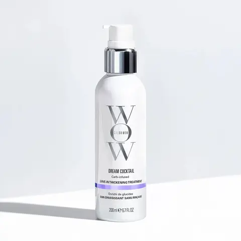 Color Wow Dream Cocktail Carb-Infused Hair Thickening Treatment | Heat-Activated Leave-In Hair Treatment for Thin Hair, Fuller & Thicker-Looking Hair | Heat Protection | Formulated With Oats & Rice Starches