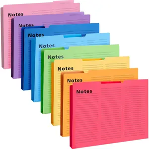 Pre-Printed 16PCS Colored Tab File Folders - Letter Size, 11.5 x 9.6 Inch, 1/3-Cut Tab Folders for Color Coded Organization, Durable & Tear-Resistant
