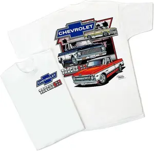 Vintage Chevy Trucks T-Shirt 1967-1972 Graphic Design Breathable Cotton Menswear Top Layer Outfit for Fans and Gifts