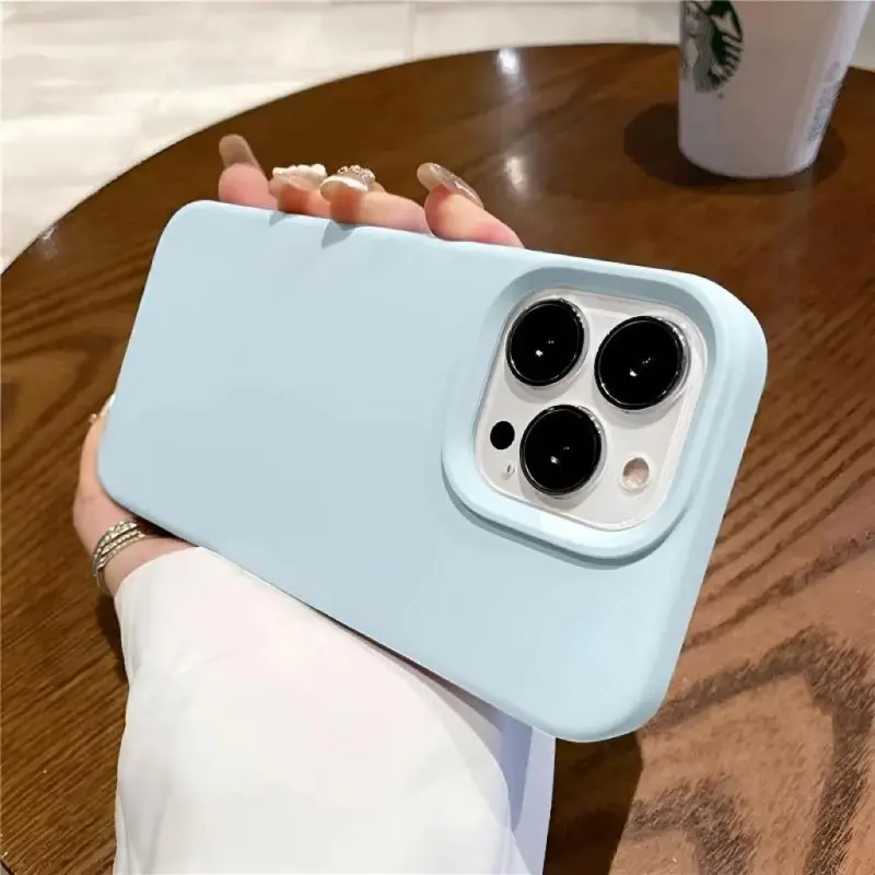 Skin-Feel  iPhone 17 16 15 14 13 12 11 Pro Max  Pro Plus Case, Liquid-Like Phone Case,Anti-Drop Cellphone Protective Case,Shockproof Phone Protective Case Compatible With IPhone Series ,Soft Cute Case,back to school,back to school haul