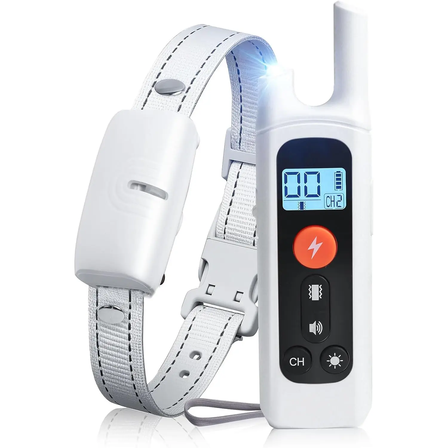 Dog Shock Collar - 3300FT Shock Collar for Dogs with Night-Light, IP67 Waterproof Dog Training Collar with Remote - Beep, Shake, Safe Shocks, 2H Fast Charging - fits 4.5-21.6in Dogs