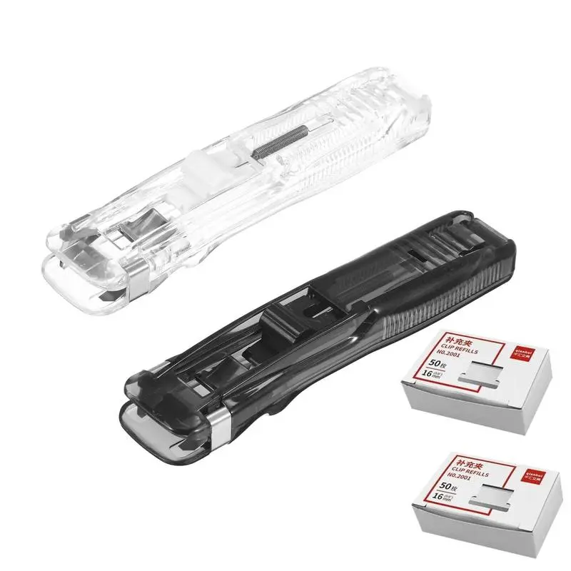 Portable Ring Binder Stapler Set with 100 Small Rings, Ideal for School Office Home Paper Distribution, New Condition, Office Stationery Supplies, Office Accessories