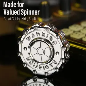 Small Gossip Desgin,Magnetic Slider & Fidget Spinners for Adults, Heavy Metal Figette Spin,  Silent Long Spinning，Metal Stress Relief Toy，Ideal Gift，holiday season gift，toys boys