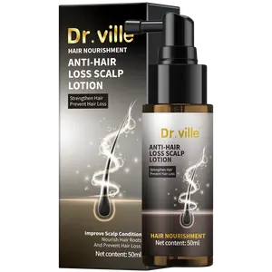Dr.Ville Anti-Hair Loss Scalp Lotion Liquid Formula for Stronger Healthier Hair Nourishment & Hair Root Care-B