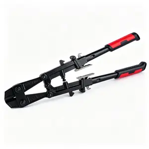 14-inch heavy-duty wire cutters with non-slip openings, professional bolt cutter, emergency repair tool, ergonomic handle with foldable design for convenience and speed