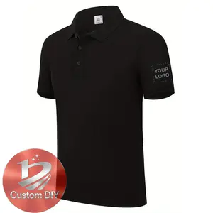 Custom Men'S Polo Shirt, Design Your Own Custom Photo Polo Shirt, Suitable for Family Customization, LOGO Customization, Breathable Fabric, Ideal for Business and Leisure, Golf, Tennis, Casual Style, All-Season Wear-Men's POLO Shirts - Ideal Holiday Gifts