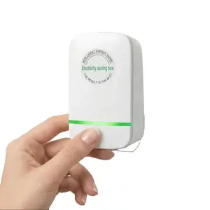 Plug-In Power Box US Plug, 90–250V Universal Voltage, Compact Power Adapter with Indicator Light for Home Office Use
