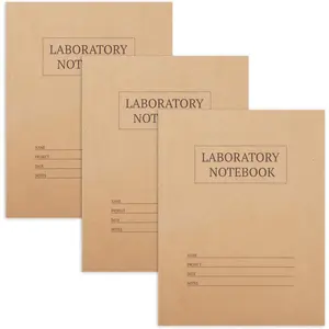 3 Pack Carbonless Chemistry Lab Notebook, 8.5X11 Inch Student Lab notebook with Duplicate/Numbered/Grid Pages, 25 Sets of Pages, Total 75 Sets ()