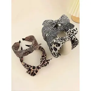 Leopard Print Headband – Elegant Minimalist Serrated Hairband for Women & Girls | Perfect for Thick Hair