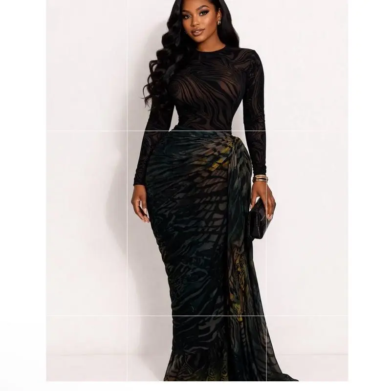 elegant jacquard dress High Quality Elegant Sleeveless French Gorgeous Flower Jacquard Dress picture color / M main image 0