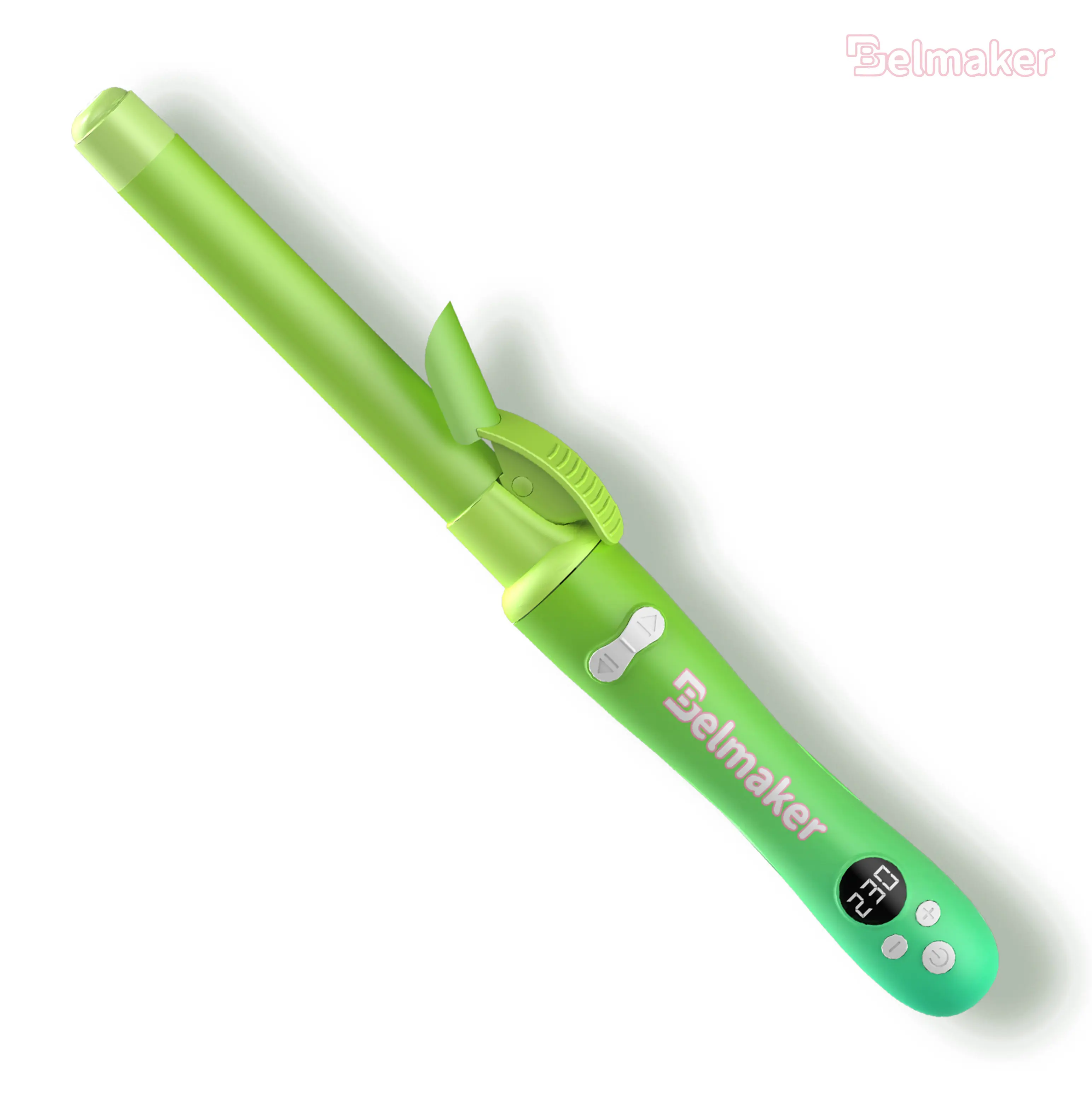 Belmaker Automatic Curling Iron 1 Inch Barrel with 3 Heat Settings & 30-Minute Auto Off for Shimmering Curls Youth Gradual Green Waver Curler