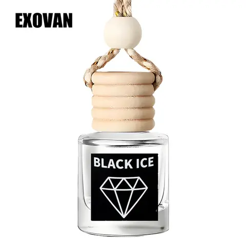 EXOVAN Hanging Car Air Freshener, 8ML Natural Juicy Fruit Fragrance Oil Diffuser, Long Lasting Perfume, 3 Scents, Ideal for Car & Home Gifts