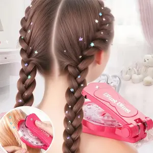 Children's Day Gifts - 180 Colorful Rhinestone Gems Hair Sticker, Easy to Use Girly Hair Bling Styling Tool, Hair-Safe Jewel School Parties, Festivals, Bling Diamond Hair Jewels