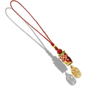 Lucky Carp Phone Charm Gifts Chinese Style Gifts for Women Men Cell Phone Lanyard for teens Girls Boys Phone Chain  for  Husband Wife Phone Case Accessories for Teens Adult