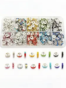 200/400pcs Crystal Beads, Water Drill Beads, Jewelry Making Charms, Bracelet Pendants, 10 Colors (8mm), Christmas Halloween Thanksgiving Gift, Bead Assortment, Interchangeable Beads, DIY Jewelry Making, DIY Beading