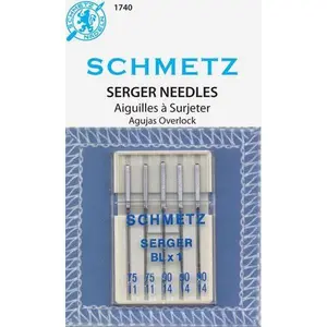Schmetz 5pk Assorted Overlock Serger Sewing Machine Needles 1740 BLX1