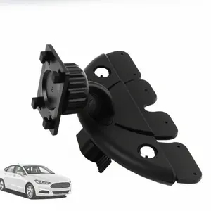 CD Slot Mount for CarPlay Screen, 360° Rotatable Car Mount with Triangle Stabilizing Support, Universal Holder for Dashcam/GPS/Car Accessories