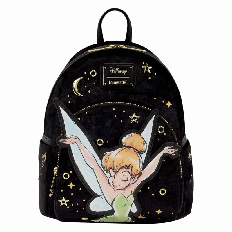 Loungefly Tinker Bell Pixie Dust Velvet Mini Collectible Backpack