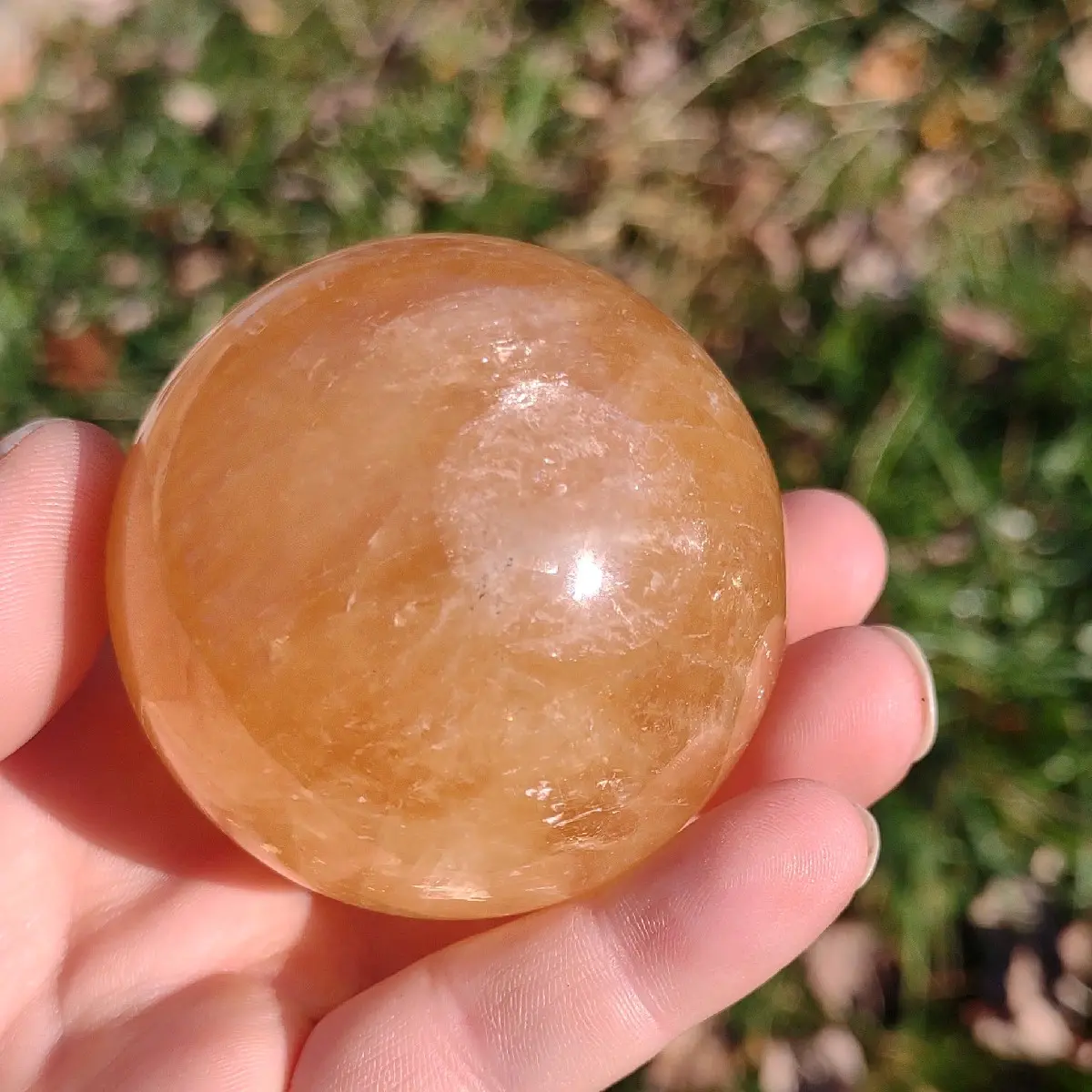 Yellow Fluorite Crystal Spheres