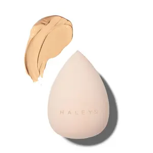 HALEYS Re—Mix Complexion Sponge - Elegant Design, Smooth Texture, Ideal for Natural, Buildable Coverage, Latex-Free